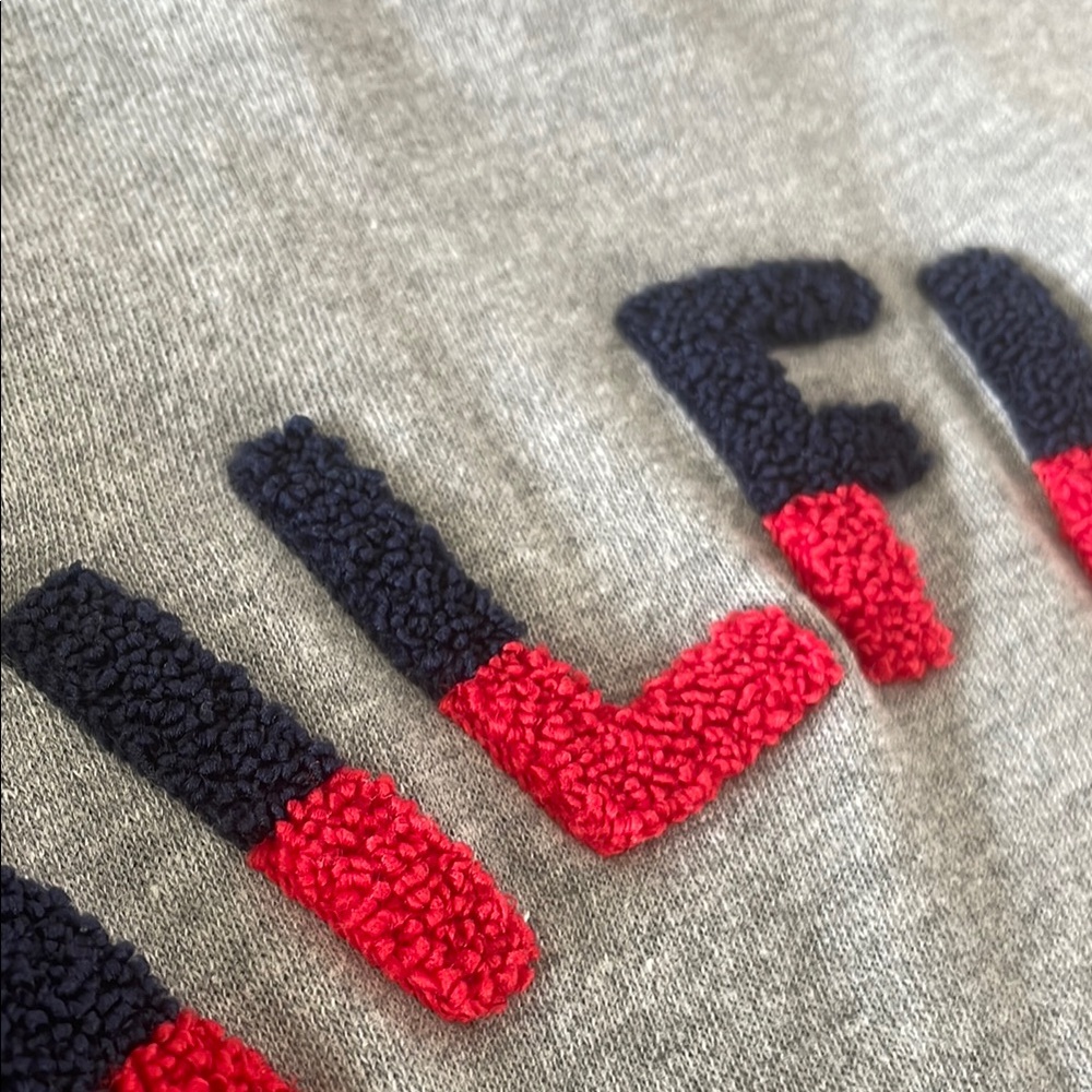 Hilfiger Gray Sweatshirt with Red and Blue Logo size small - Picture 4 of 4